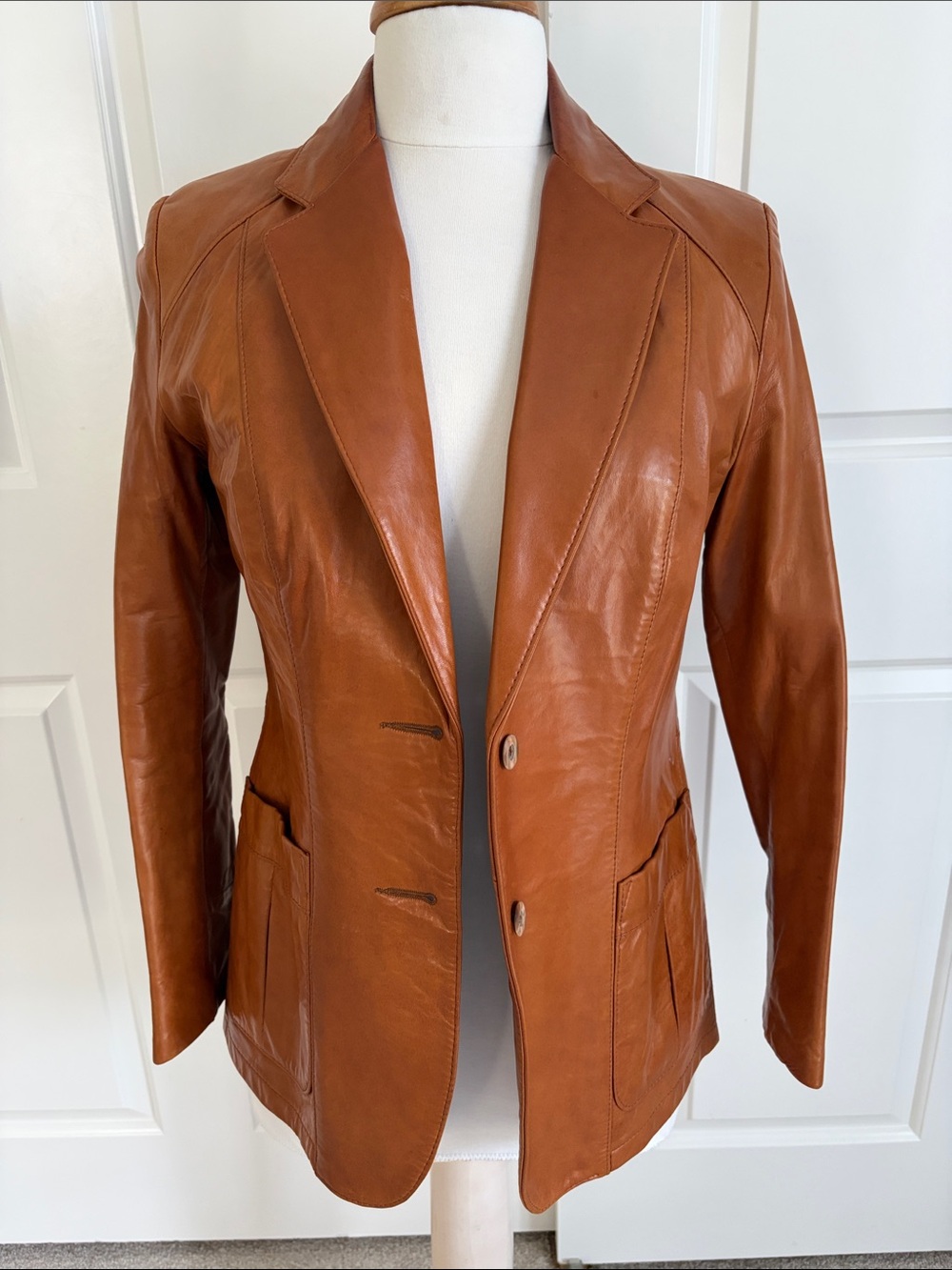 Women’s Remy Leather Brown Leather Jacket